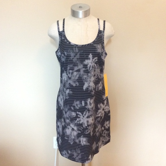 Lole Dresses & Skirts - Lole cici dress striped flowers activewear